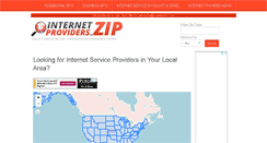 Desktop Screenshot of internetprovidersbyzip.com