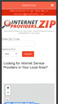 Mobile Screenshot of internetprovidersbyzip.com